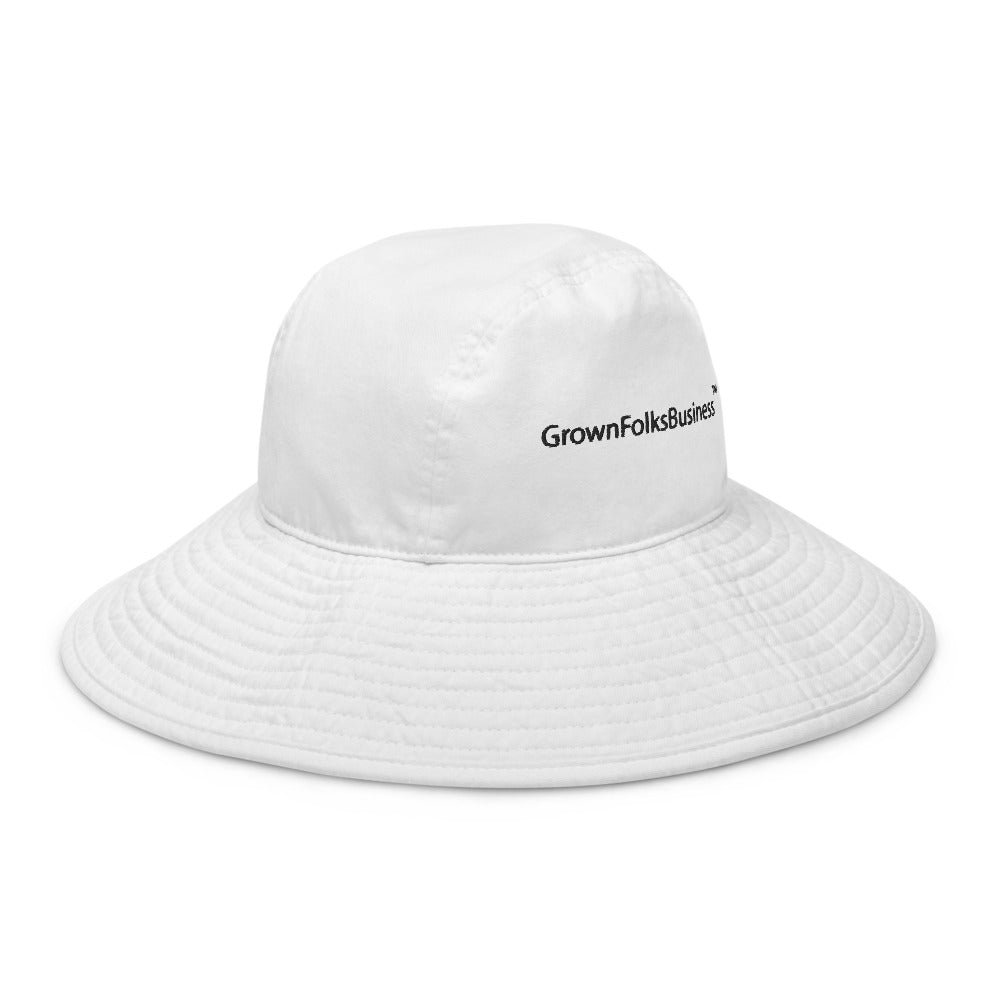 Business Wide brim bucket hat